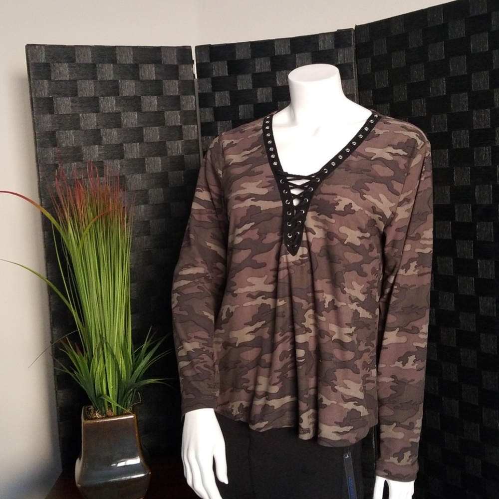 Rue21 Camouflage Shirt